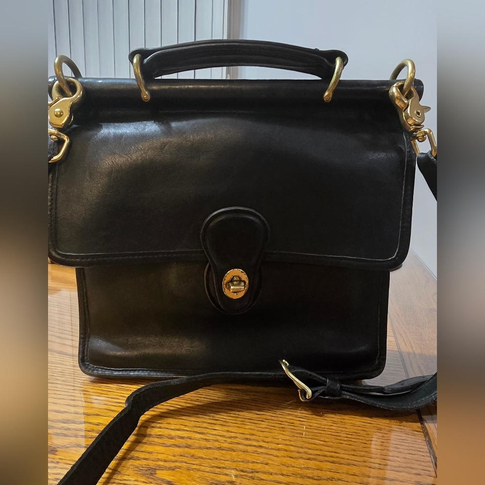 Vintage Coach Turnlock Satchel Bag